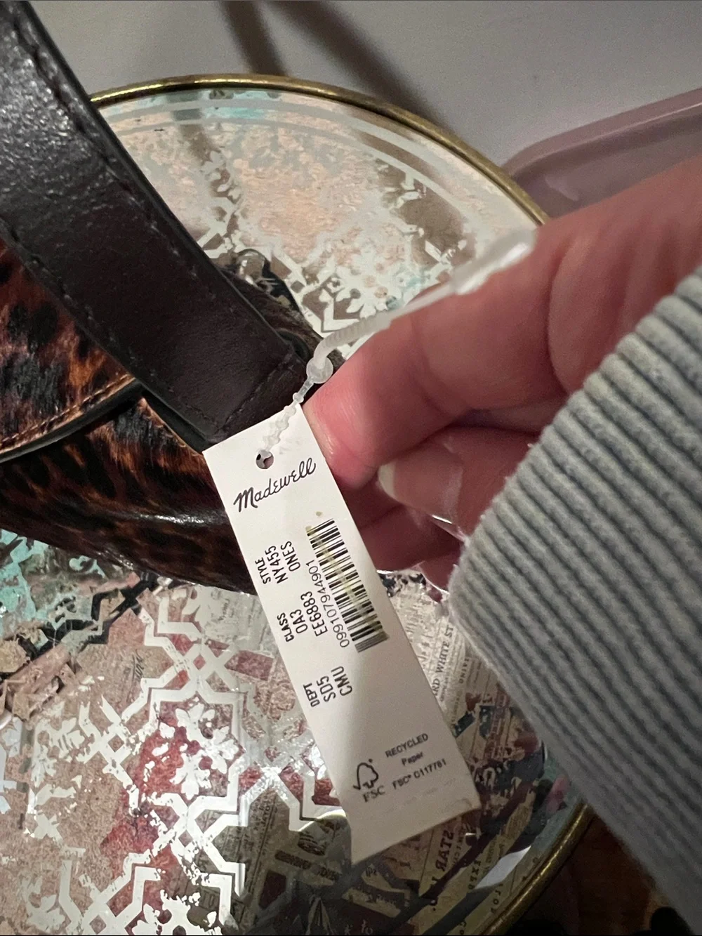 Madewell Leopard Shoulder Bag